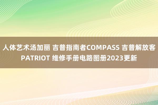 人体艺术汤加丽 吉普指南者COMPASS 吉普解放客PATRIOT 维修手册电路图册2023更新