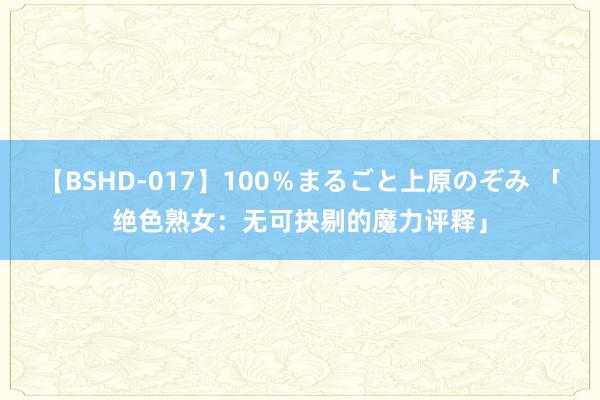 【BSHD-017】100％まるごと上原のぞみ 「绝色熟女：无可抉剔的魔力评释」