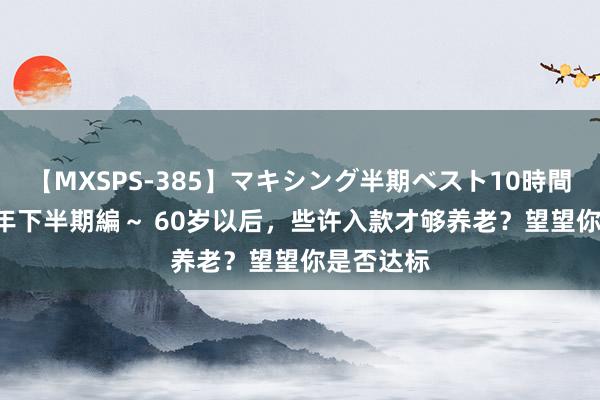 【MXSPS-385】マキシング半期ベスト10時間 ～2014年下半期編～ 60岁以后，些许入款才够养老？望望你是否达标