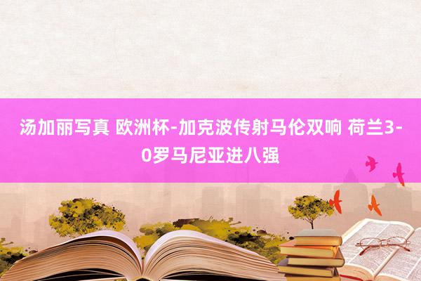 汤加丽写真 欧洲杯-加克波传射马伦双响 荷兰3-0罗马尼亚进八强