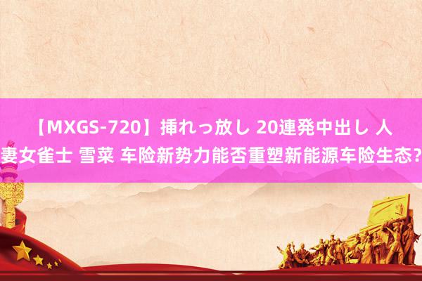 【MXGS-720】挿れっ放し 20連発中出し 人妻女雀士 雪菜 车险新势力能否重塑新能源车险生态？