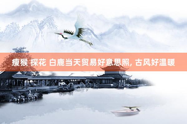 瘦猴 探花 白鹿当天贸易好意思照, 古风好温暖